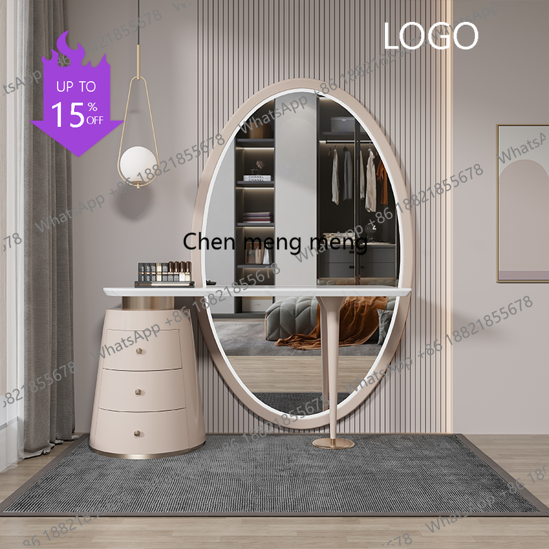 Nail Art Home Service - L178 Luxuriöser Schminktisch mit Stauraum, Nagelstudio-Schrank,
