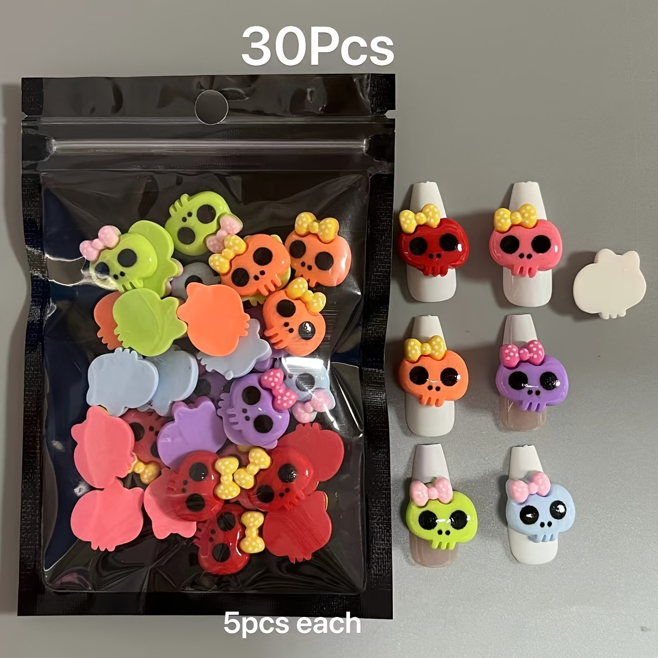 Nail Art Xxl - Verpackt Harz Ornament Kätzchen Hase Frosch