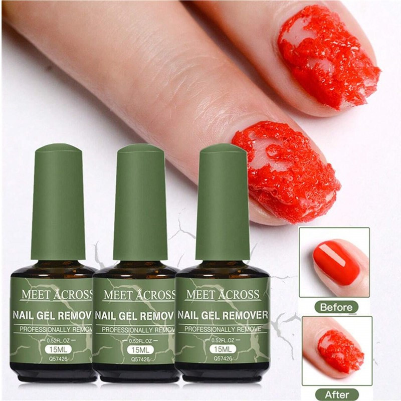 Nail Gel Polish Set - 1/3 Stück Magischer Schnell-Nagellackentferner-Set, Entfernt Gel-Nagellack