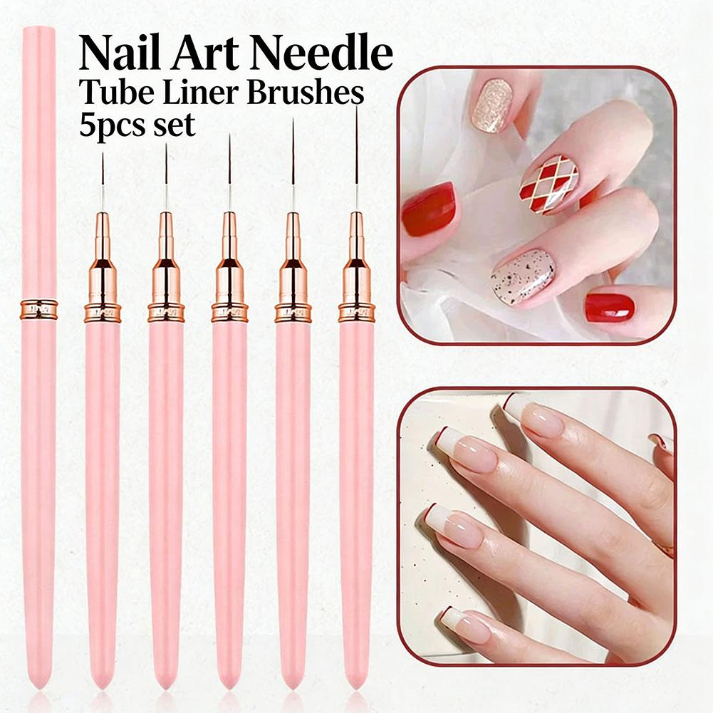 5-teiliges Nail-Art Pinselset  – Nail Gel Polish Set Bewertung und Preis