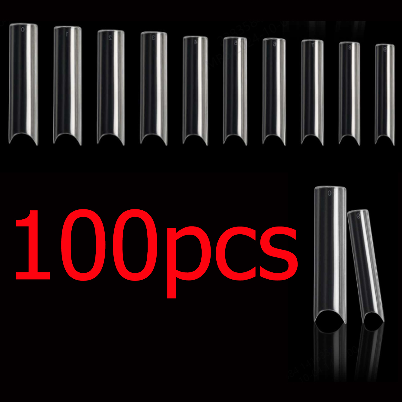 100 teile/schachtel XXL Extra  – Nail Art Xxl Bewertung und Preis