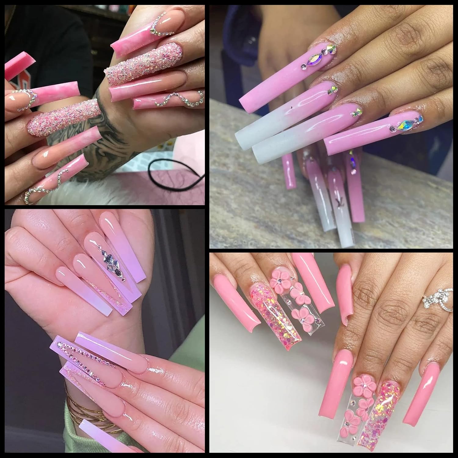 100 teile/schachtel XXL Extra  – Nail Art Xxl Bewertung und Preis
