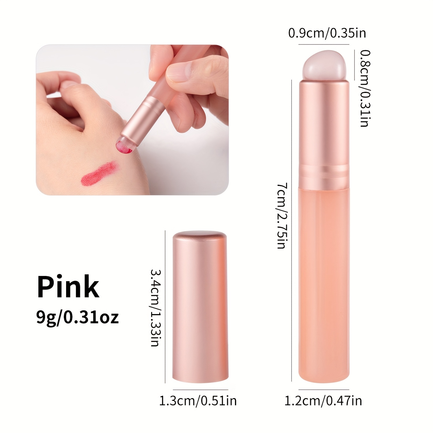Jelly-Pink Silikon-Nagelbürste – Nail Art Pink Soft Bewertung und Preis