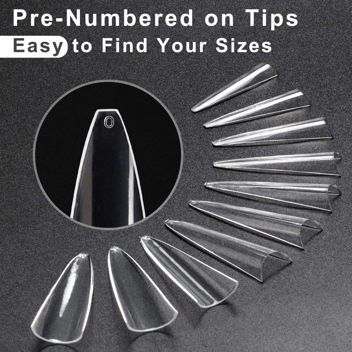 Xxl Stiletto falsche Nägel-hal – Nail Art Xxl Bewertung und Preis