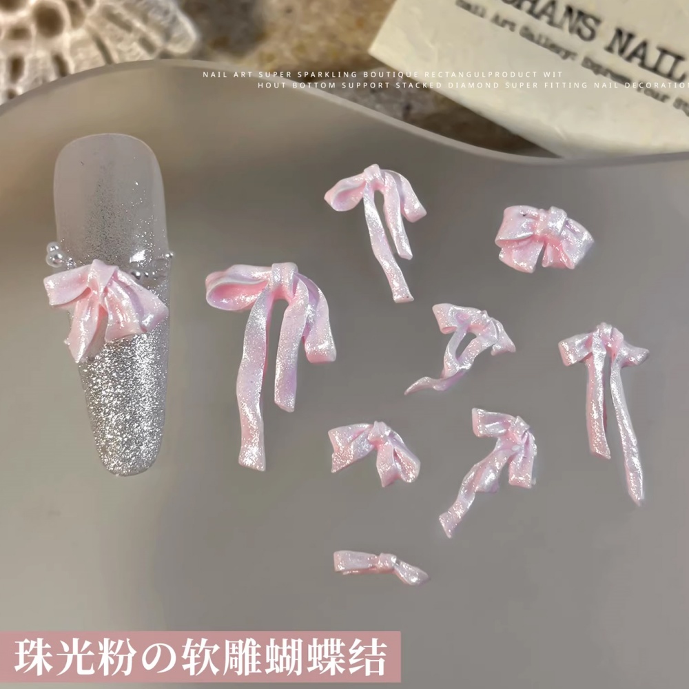 50 Stück Rosa 3D Weiche Schlei – Nail Art Pink Soft Bewertung und Preis