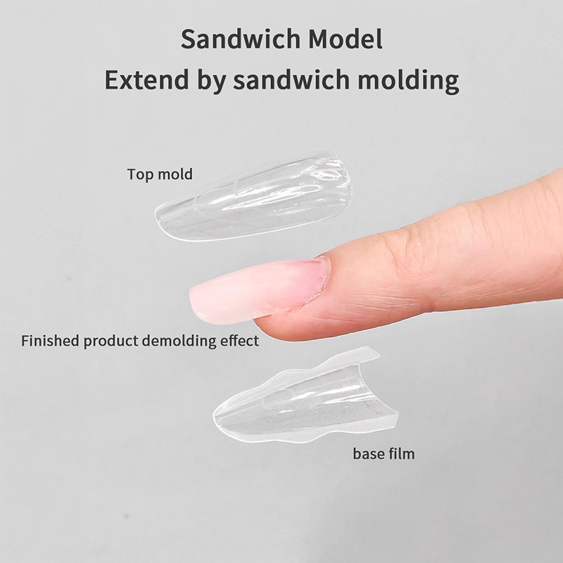 Z. 180 Stück/Box Sandwich Dual – Nail Art Zone Bewertung und Preis