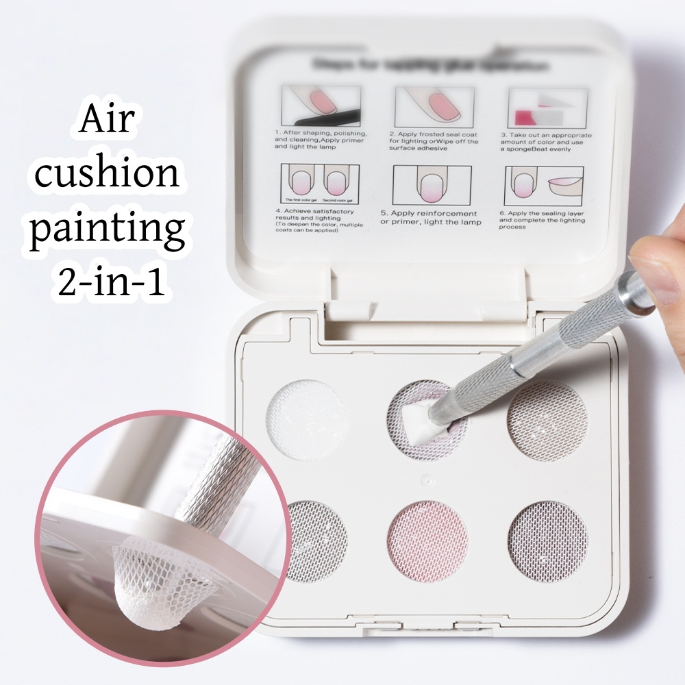 6 Farben Air Cushion Patting G – Nail Gel Polish Set Bewertung und Preis