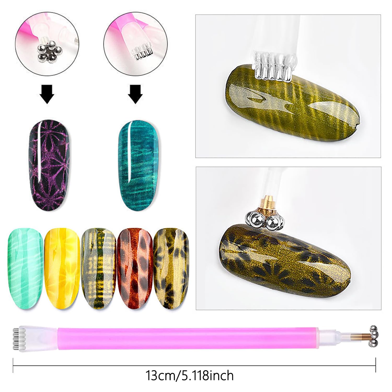 10-teiliges Katzenauge-Magnet- – Nail Gel Polish Set Bewertung und Preis