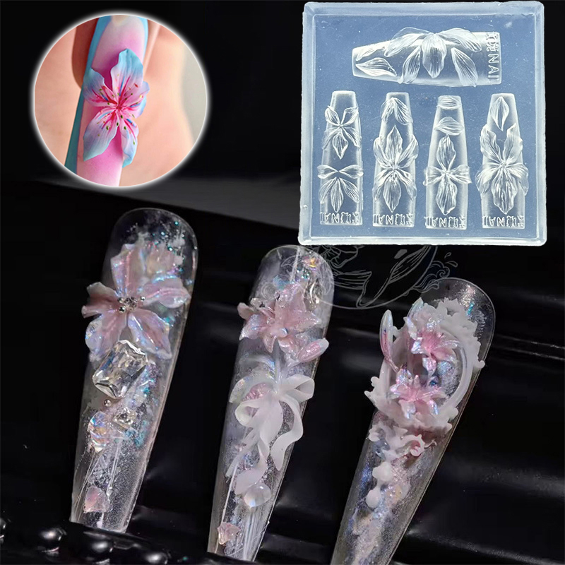 Z. 3D-Blumen-Nagelform DIY Sil – Nail Art Zone Bewertung und Preis