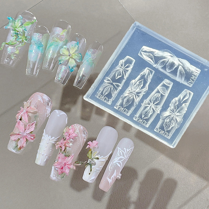 Z. 3D-Blumen-Nagelform DIY Sil – Nail Art Zone Bewertung und Preis