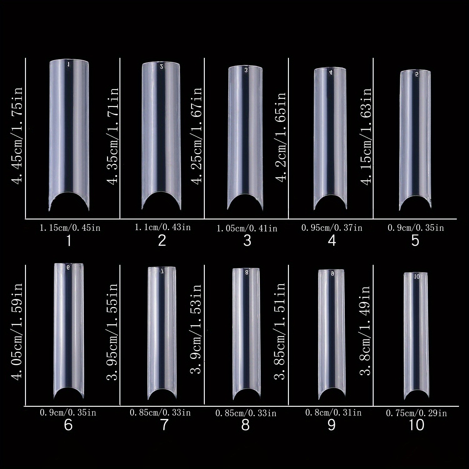 100.120,200,240 Stück XXL extr – Nail Art Xxl Bewertung und Preis