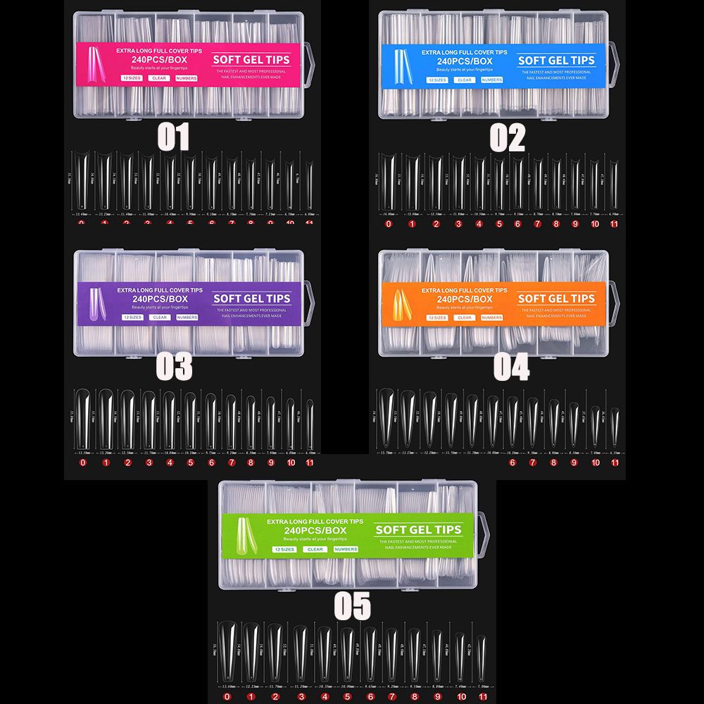 240 Stück/Box Transparente XXL – Nail Art Xxl Bewertung und Preis