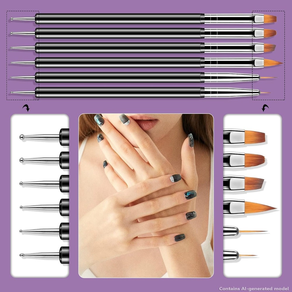 Doppelseitige Nail-Art-Punktie – Nail Gel Polish Set Bewertung und Preis