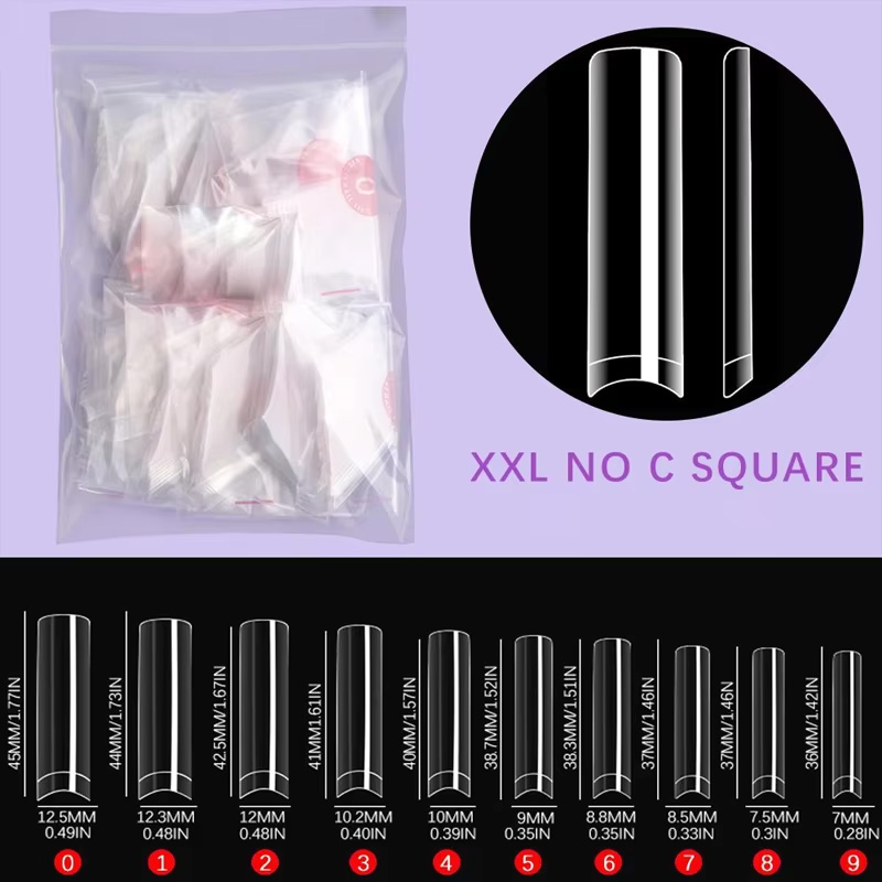 500 XXL C-Kurvenfreie Nagelspi – Nail Art Xxl Bewertung und Preis