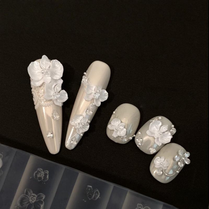 Z. 3D Phalaenopsis Blumen Sili – Nail Art Zone Bewertung und Preis